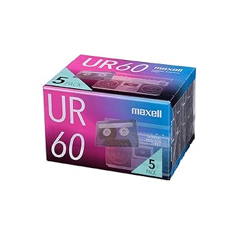 Amazon | マクセル 録音用カセットテープ 60分 5巻 URシリーズ